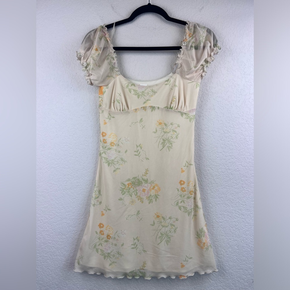 ABOUNDShort Sleeve Mesh Mini Dress Size XS